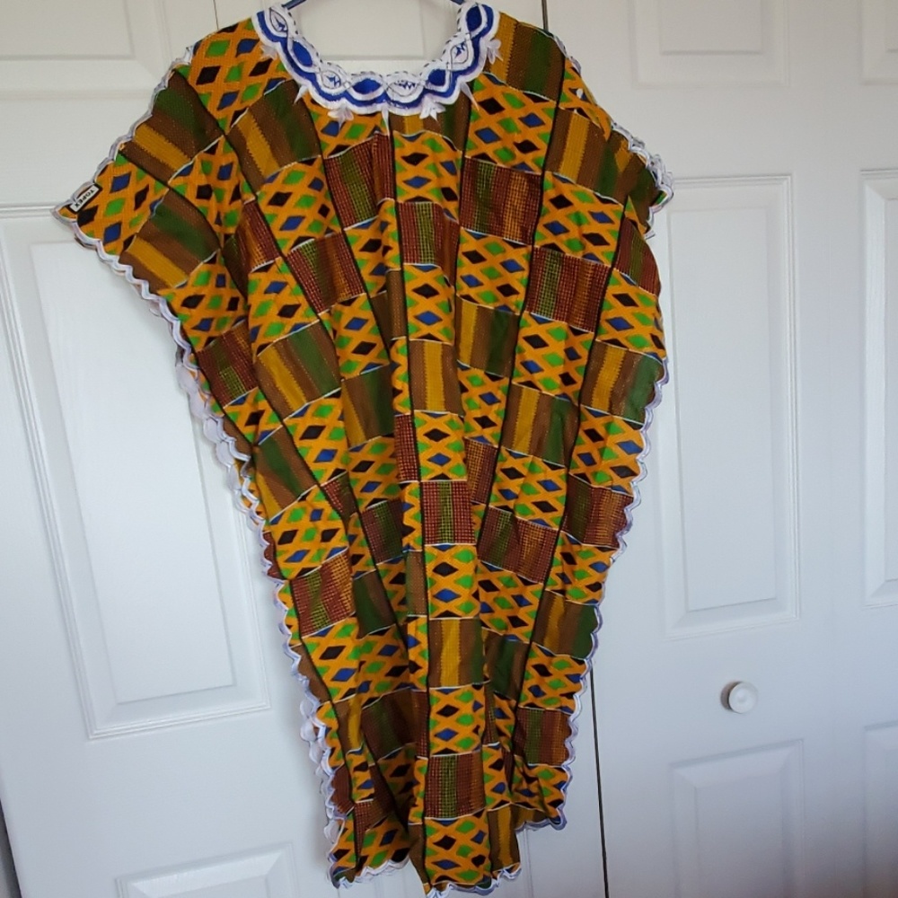 Aftican print girls box dress